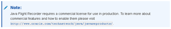 Java Flight Recorder Commercial License