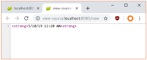 Spring Boot now- 8080 view-source